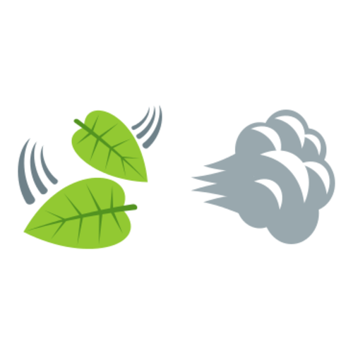 🍃💨 Emoji Domain EmojiOne rendering